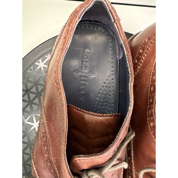 Cole Haan Brown Wingtip Oxfords Sz 10.5 M - Picture 3 of 11